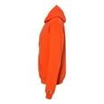 thumbnail image 3 of Men's Double Dry Action Fleece Pullover Hood, Orange - 2XL, 3 of 4