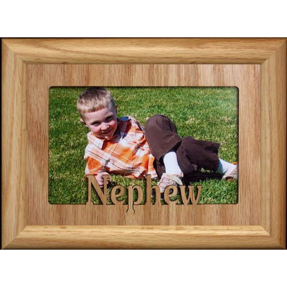 Nephew Landscape Picture Frame Holds A 4X6 Or Cropped 5X7 Photo Wonderful Keepsake Gift