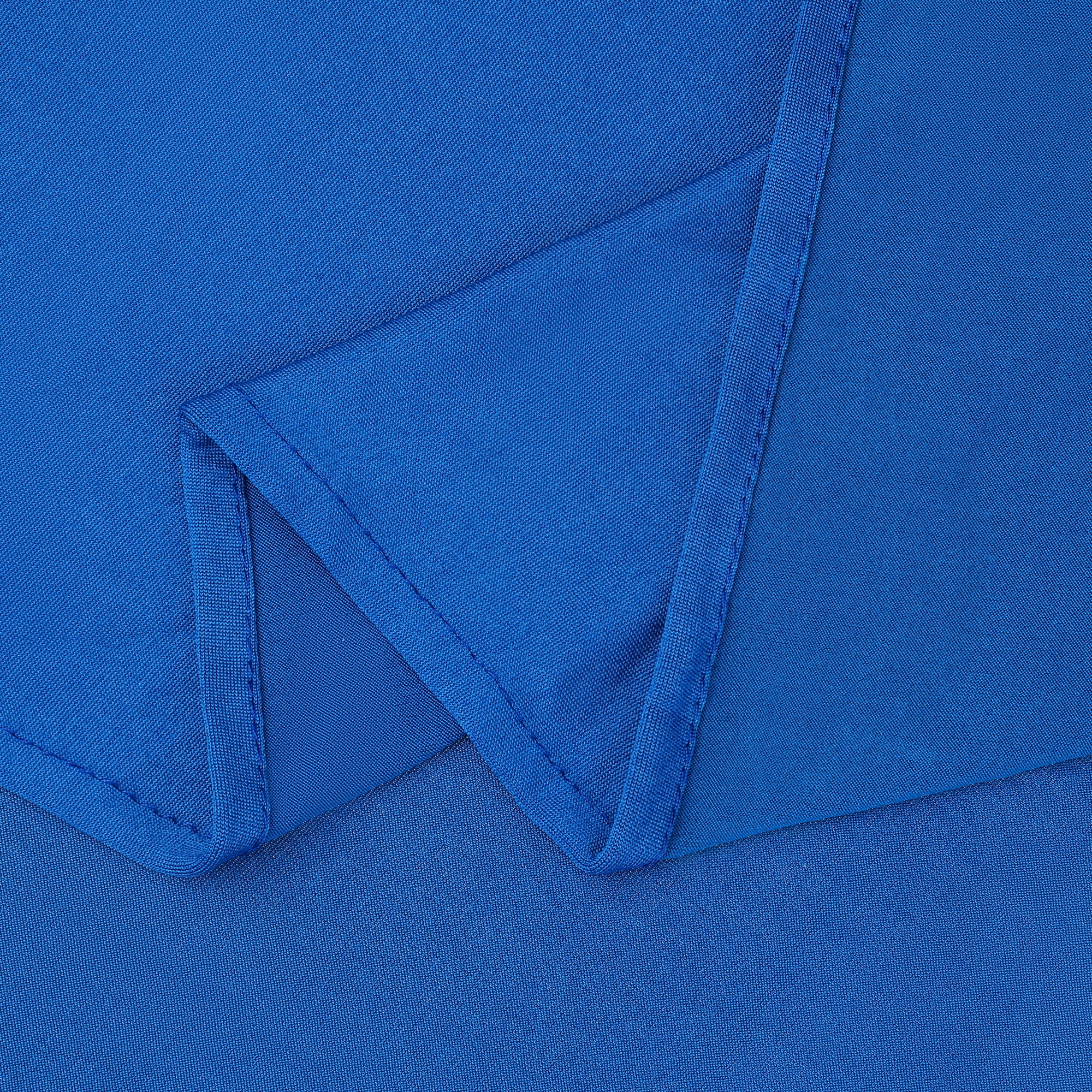Unique Bargains Spandex Tablecloth 1 Pack Table Cover for 4 Foot Table Blue 8FT