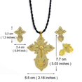 thumbnail image 5 of Ethiopian Jewelry Sets Cross Pendant Necklaces Earrings Rings African Eritrean Habesha Wedding Accessories 139016, 5 of 5