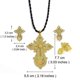 thumbnail image 5 of Ethiopian Jewelry Sets Cross Pendant Necklaces Earrings Rings African Eritrean Habesha Wedding Accessories 139016, 5 of 5