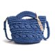 thumbnail image 2 of Bolso de mano de mujer suave y hueco de tela de algodón de gran venta 2024, nueva tendencia informal juvenil, bolso cruzado versátil tejido de color sólido, 2 of 5
