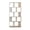 White, variant on Modern 5-Tier Open Bookcase,White, 31.5" Free Combination Display Shelves