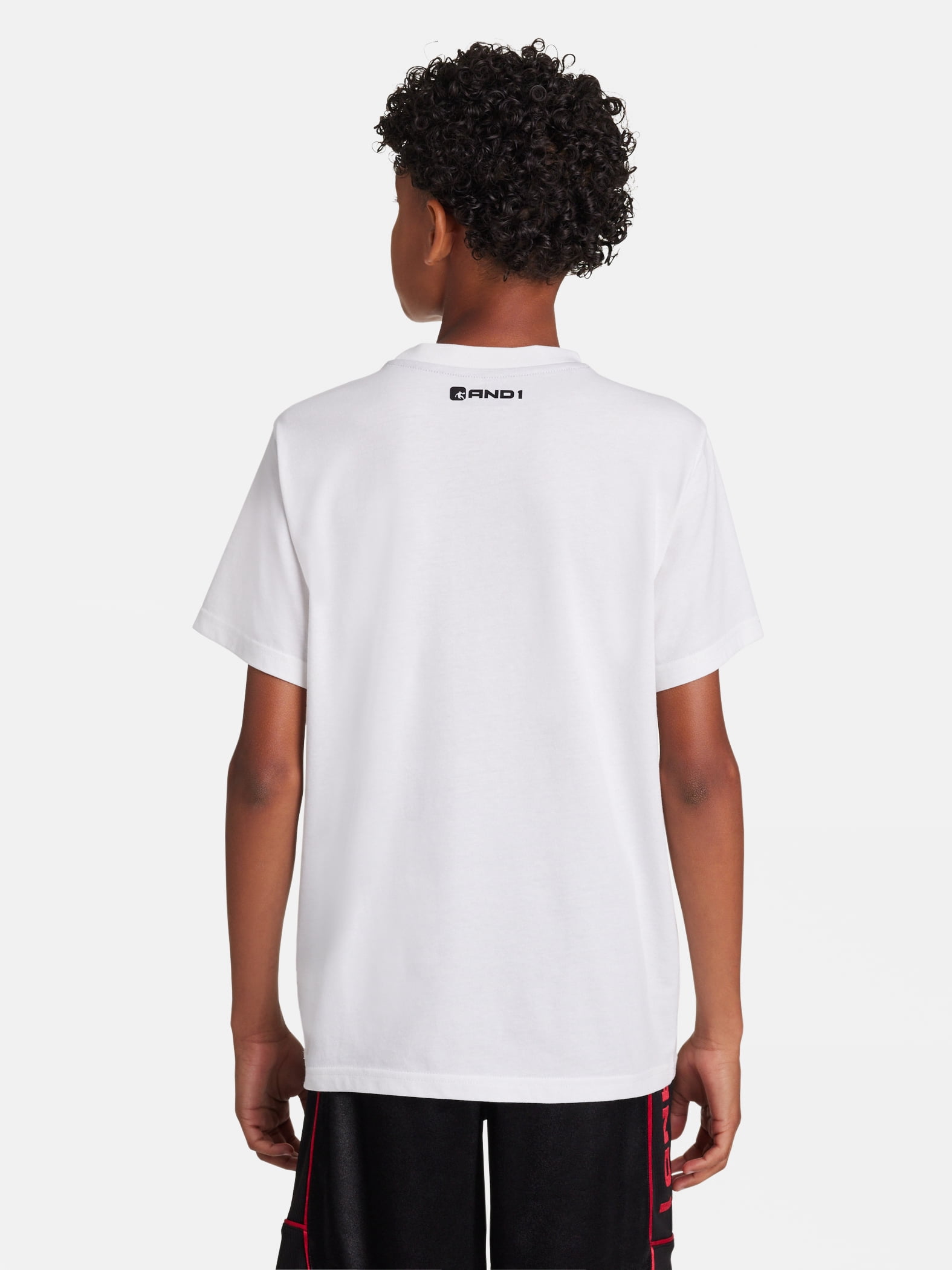 AND1 Boy’s Short Sleeve Graphic T-Shirt, Sizes 4-18