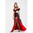 thumbnail image 2 of Disfraz de reina de corazones, disfraz de reina, uniforme, disfraz de Halloween, disfraz de bruja, vampiro, 2 of 5