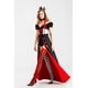 thumbnail image 2 of Disfraz de reina de corazones, disfraz de reina, uniforme, disfraz de Halloween, disfraz de bruja, vampiro, 2 of 5