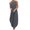 A02#Gray, variant on Cotton Linen Dresses for Women Casual Floral Halter Neck Long Maxi Dress Sleeveless Summer Party Cami Long Dress