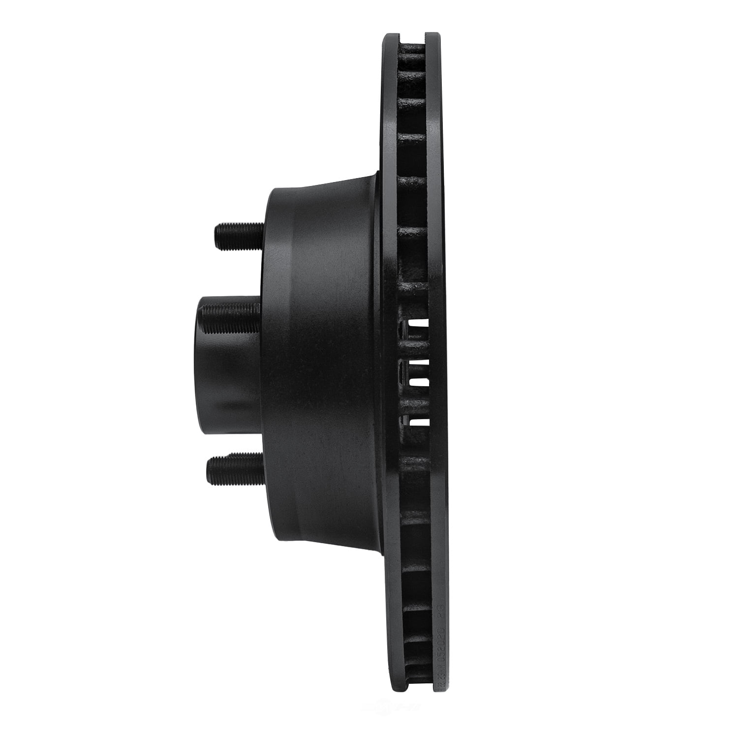 Dynamic Friction Company 633-54008L DFC Brake Rotor - Drilled And Slotted - Black