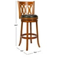 thumbnail image 5 of Safavieh Matthew Oak 29" Bar Stool in Light Brown, 5 of 5