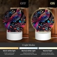 thumbnail image 3 of Naloa Artistic Colorful Bird Acrylic LED Night Light Custom LED Lights Personalized Nightlight Customized Gifts for Family Couples Friends, 3 of 9