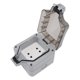thumbnail image 4 of Caja resistente a la intemperie con enchufe de 10A, IP66, resistente al agua, a prueba de polvo y arena, doble orificio, toma de corriente de pared para el hogar, EU 250V, 4 of 5