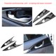 thumbnail image 3 of 4 Uds manija de puerta Interior de fibra de carbono cubierta de cuenco ajuste para Honda Civic 2016-2017, 3 of 11
