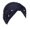 Z02-Navy, variant on Hontri Muslim Headwrap Cap Women Solid Turban Beanie Cancer Chemo Hair Loss Cover Stretch Jersey ( Z01-Black), Women Solid Plait India Hat Muslim Ruffle Cancer