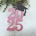 thumbnail image 5 of 18-Pack Double Sided 2025 Graduation Party Centerpiece Sticks-Graduation Decorations Class of 2025 (pink), 5 of 9