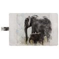 thumbnail image 4 of PKQWTM Watercolor Painting Of Elephants Book Cover Book Protector Book Sleeve Book Pouch Book Bag 6x9 inch, 4 of 4