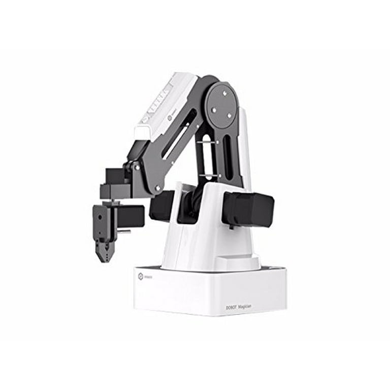 Dobot Magician Educational Programming Robot, 4-axis Robot Arm 3D Printer, Laser Engraver, Pen Holder, Cap, Gripper Heads for K12 or STEAM Education - Educational Version -