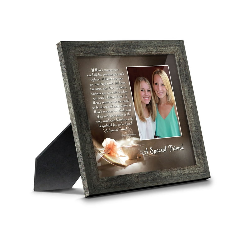 Best Friend Gifts, Birthday Gift for Best Friend, Friendship Gift for  Women, Thank You Gifts for Friends, Thinking of You Gifts for Friends Going  Away, A Special Friendship Picture Frame, 6375BW 