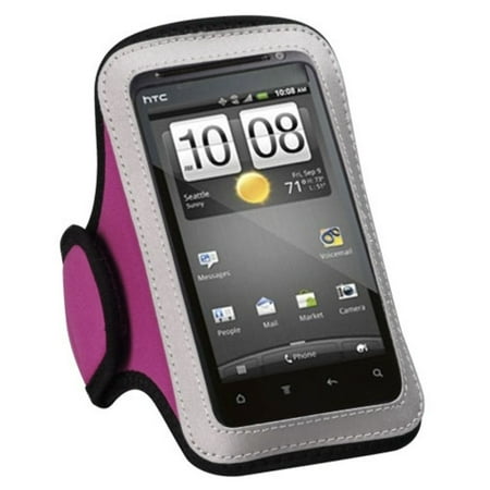 Concord Case Insten Pink Sports Running Armband Case for ZTE Savvy Zinger MONTGO Rapido LTE Sonata Concord II Solar Illustra Whirl Zephyr Citrine LTE Prelude Overture Fury Engage Render Concord Avail 2 Grand ()
