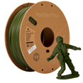 thumbnail image 1 of Filamento PLA mate Polymaker, Filamento PLA para impresora 3D 1,75 mm 1 kg - Filamento PLA para impresión 3D PolyTerra, Verde militar, 1 of 9
