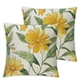 thumbnail image 2 of JEUXUS Set of 2 Summer Pillow Covers Home Sweet Home Hello Sunflowers Floral Throw Pillow Covers Sunflower Pillows Summer Decor Cushion Case for Home, 2 of 6