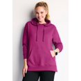 thumbnail image 3 of Woman Within Plus Size Fleece Hoodie Pocket Sweatshirt, 3 of 4