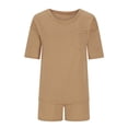 thumbnail image 6 of MuXiKeJi Clothes 2 Piece Summer Set Oversized Top & Loose Fit Shorts with Pockets, 6 of 7