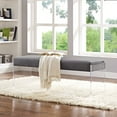 thumbnail image 5 of Modway Roam Velvet Upholstered Modern Bench, Multiple Colors, 5 of 5