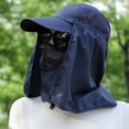 thumbnail image 4 of Eigraketly Sombrero Sombrilla A Prueba De Viento Gorra De Pesca Verano A Prueba De Polvo Sombrero De Béisbol Al Aire Libre Senderismo Camping Headwear, Type2 NO2 Eigraketly OD001330-06, 4 of 6