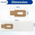 thumbnail image 2 of POINTERTECK 20 Pack Vacuum Bags Compatible with Oreck XL Upright Vacuum Cleaner Type CC XL5 XL7 XL21 2000 3000 4000 7000 8000 9000 Series  Upright Vacuum Cleaners, 2 of 6