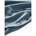 thumbnail image 2 of Women'S Round Neck Sleeveless Pullover Ribbed Knit Sweater Vest Top  Blue L, 2 of 7