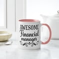 thumbnail image 6 of CafePress - Awesome Financial Manager Mugs - 11 oz Ceramic Mug - Novelty Coffee Tea Cup, 6 of 6