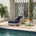 thumbnail image 4 of Modway Conway Outdoor Patio Wicker Rattan 2-Piece Armchair and Ottoman Set, 4 of 4