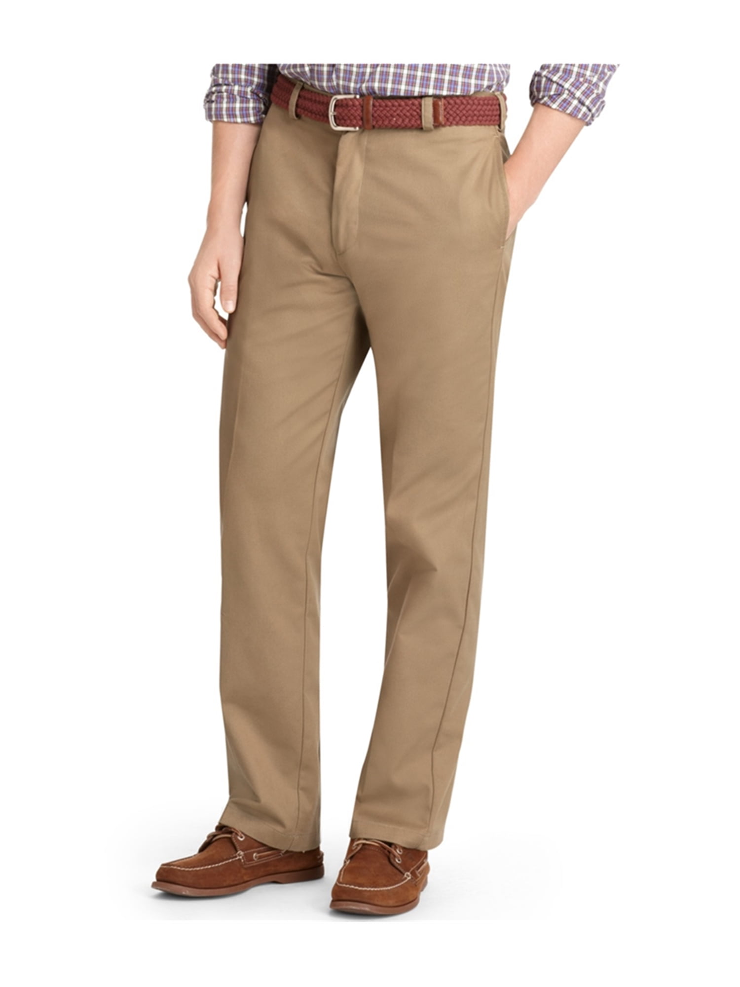 IZOD Mens American Chino Flat Front Classic Fit Pant 