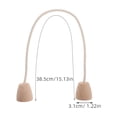 thumbnail image 2 of RENACLIPY 5pcs Lawn Croquet With Wood Base Adjustable Cotton Rope For Families Backyard Fun 15.2*1.2*1.2in, 2 of 8