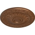 thumbnail image 3 of Ekena Millwork 20 1/4"OD x 1 1/2"P Lunel Ceiling Medallion (Fits Canopies up to 3 3/4"), Hand-Painted Polished Copper, 3 of 6