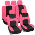 thumbnail image 1 of Fundas de Asiento FH Group FB030PINK115 Universales Compatibles con Airbag Juego Completo 8 Piezas, 1 of 5