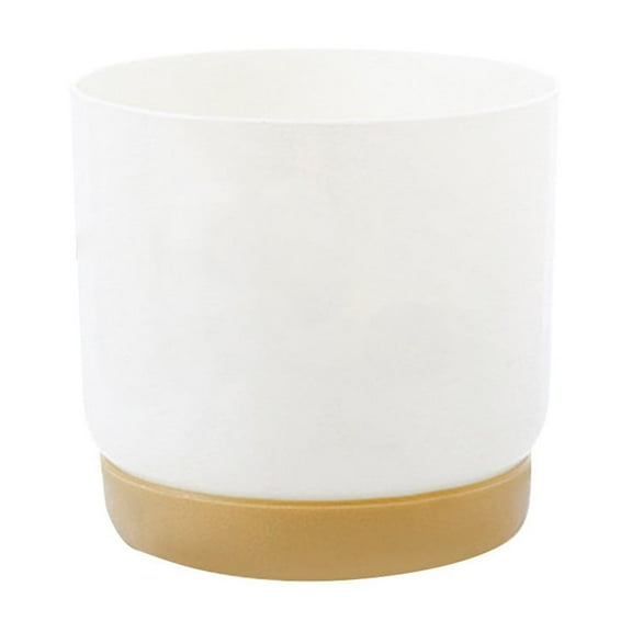 Walmart Pallets! High Hardness Imitation Ceramic Flower Pot White Succulents Planter Plastic Plant Pots Indoor Plant Pots With Drainage Holes Outdoor Flower Pots for Indoor & Outdoor Plants, Succulent