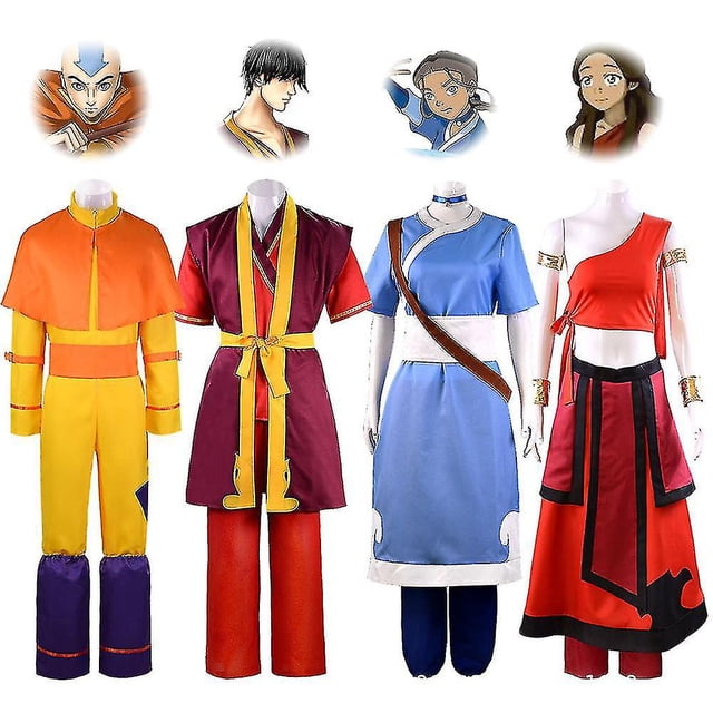 Disfraz de Descendinga-vatar Cos, disfraz de Cosplay del último maestro del aire Zukkatara Bumianang