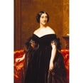 thumbnail image 3 of Alexandre Hesse 17x24 Black Modern Framed Museum Art Print Titled - Young Woman (1858), 3 of 5