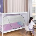 thumbnail image 6 of Topboutique Folding Mosquito Net Portable Camping Bed Fly Net Adjustable Fine Camping Bed Net Bed Canopy for Bedroom & Outdoor Trips Easy to Install Black, 6 of 8