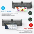 thumbnail image 6 of Crenova 9 inch Laminator Machine, Hot & Cold Laminating, Fast Warm-Up, Thermal Laminator with Paper Trimmer for Office Home, Black, 6 of 8