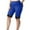 Blue, variant on Wyobmus Women's Athletic Workout Shorts Plus Size Lace Rim Yoga Pants Comfy Solid Color Elastic High Waisted Workout Shorts Black