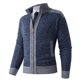 thumbnail image 3 of Ceisia Men's Corduroy Color Block Shirt Jacket Casual Long Gift Sleeve Windproof Outerwear with Pockets, 3 of 5