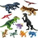 thumbnail image 1 of Figura de dinosaurio Jurásico de gran tamaño, Tiranosaurio Rex, IndoRaptor, Triceratops, juguete de bloques de construcción, regalo, 1 of 5