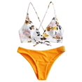 thumbnail image 4 of CNKOO Maillot de Bain Femme Bikini Mode Fendu, 4 of 8