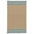 thumbnail image 1 of Colonial Mills Rug DE25R048X072S Denali End Stripe Braided Area Rug  Federal Blue - 4 x 6 ft., 1 of 1