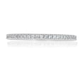 thumbnail image 2 of AVORA 10K White Gold Simulated Diamond CZ Fashion Band Ring  - Size 6, 2 of 5