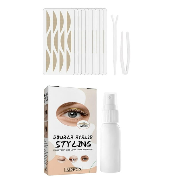 120 piezas de tiras de elevación de ojos instantáneas, , a prueba de sudor, impermeable, cinta de doble párpado para párpados caídos con