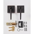 thumbnail image 2 of Sure-loc Basel-Square Lever Brown Bronze Finish, 2 of 5