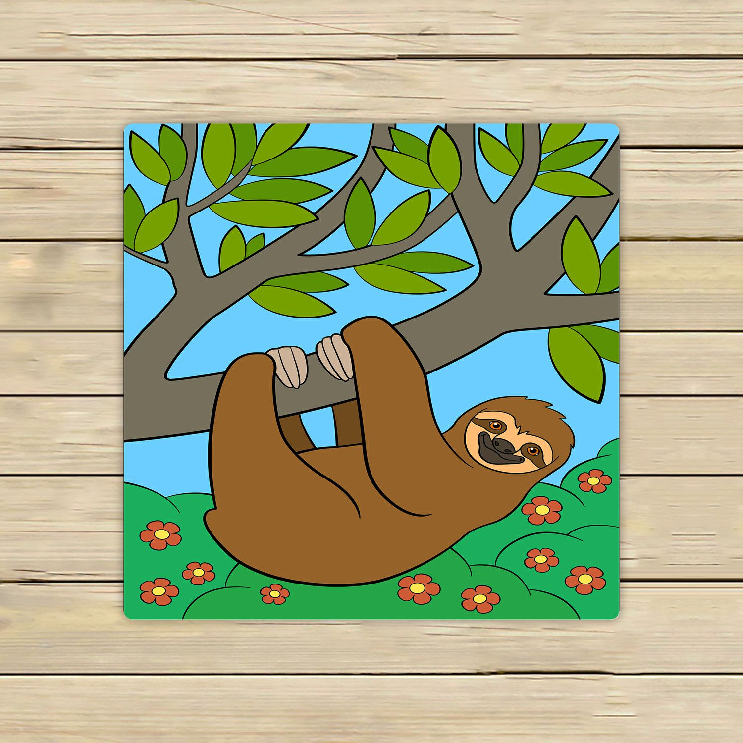 ABPHQTO Cartoon Animals Cute Lazy Sloth Towels,Beach Bath Pool Sprot